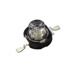 Сверхъяркий светодиод LED 1W Green with lens